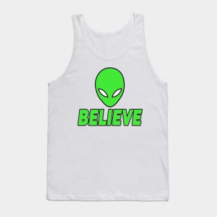 Believe (in Aliens) Tank Top